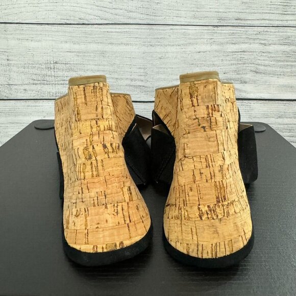 Charles By Charles David Wedge Cork Sandals Size 9.5 - Picture 5 of 5
